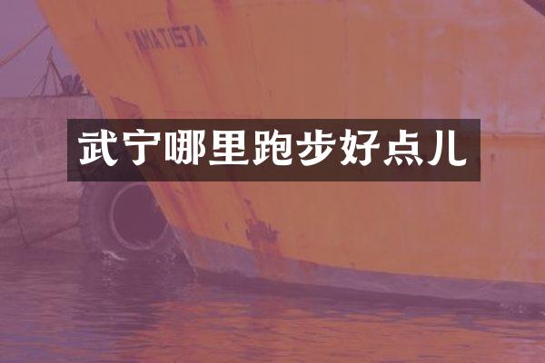 武宁哪里跑步好点儿