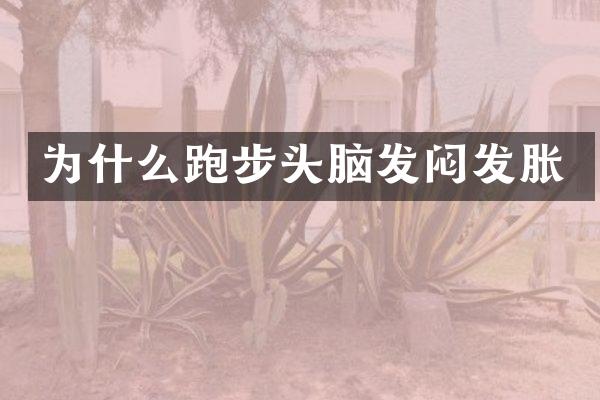 为什么跑步头脑发闷发胀