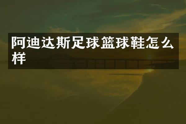 阿迪达斯足球篮球鞋怎么样