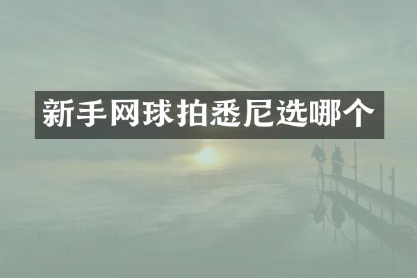 新手网球拍悉尼选哪个
