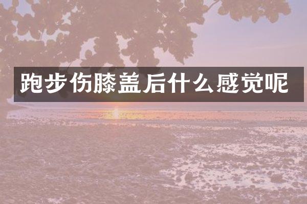 跑步伤膝盖后什么感觉呢