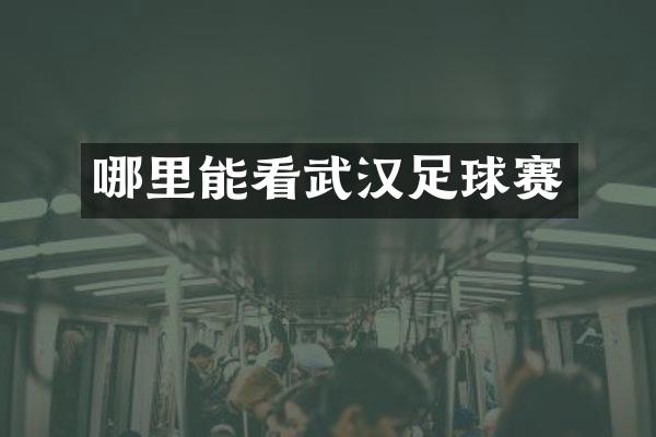 哪里能看武汉足球赛