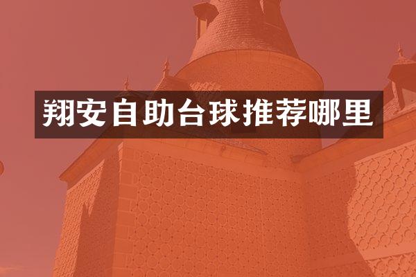 翔安自助台球推荐哪里