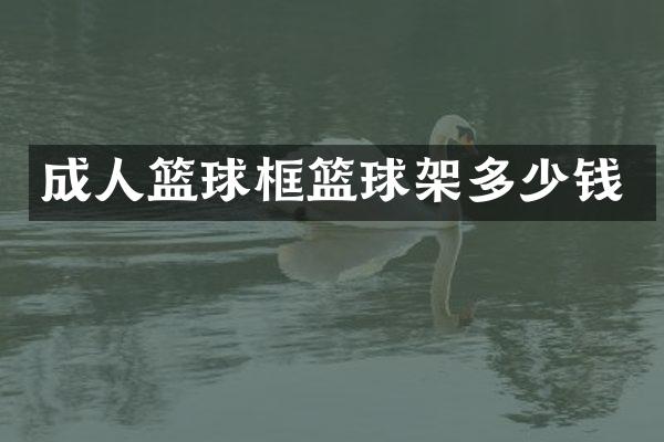 成人篮球框篮球架多少钱