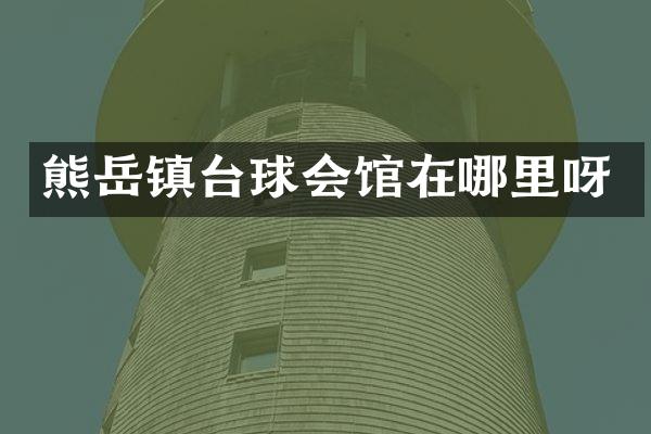 熊岳镇台球会馆在哪里呀
