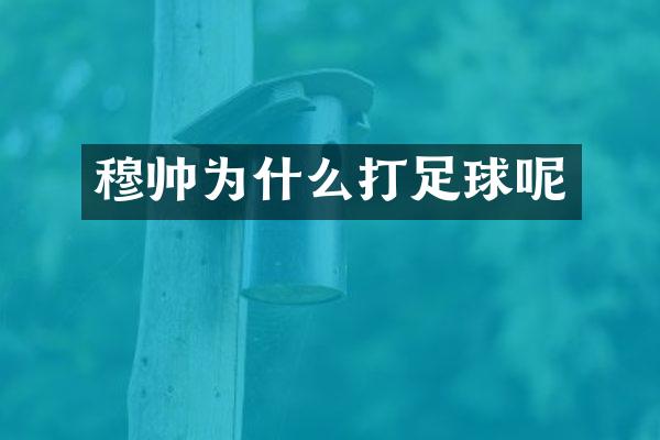 穆帅为什么打足球呢