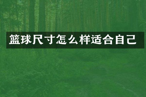 篮球尺寸怎么样适合自己