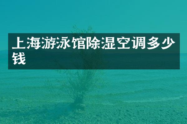 上海游泳馆除湿空调多少钱