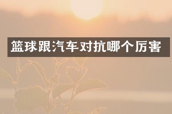 篮球跟汽车对抗哪个厉害