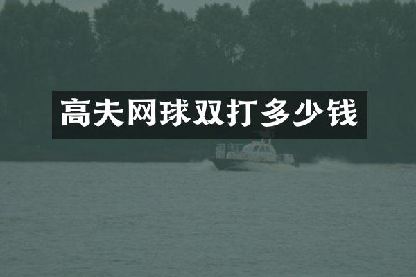 高夫网球双打多少钱