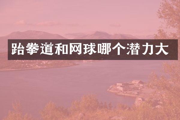 跆拳道和网球哪个潜力大