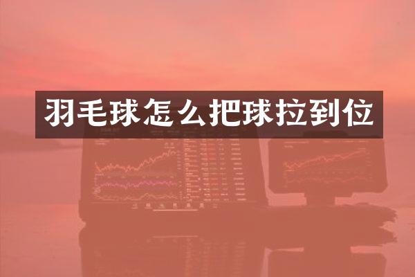羽毛球怎么把球拉到位