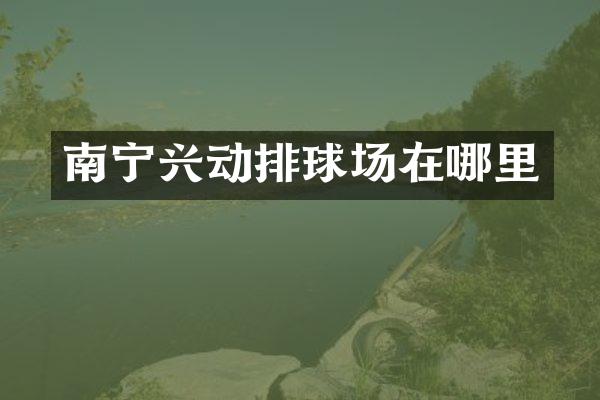 南宁兴动排球场在哪里
