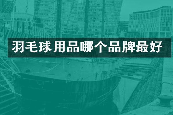 羽毛球用品哪个品牌最好