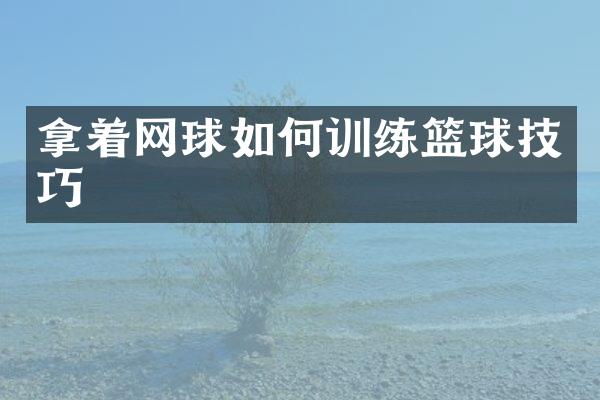 拿着网球如何训练篮球技巧