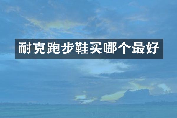 耐克跑步鞋买哪个最好