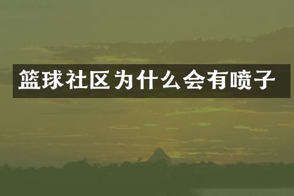 篮球社区为什么会有喷子