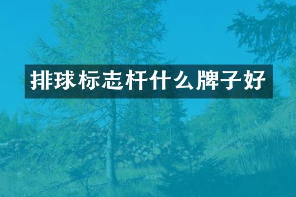 排球标志杆什么牌子好