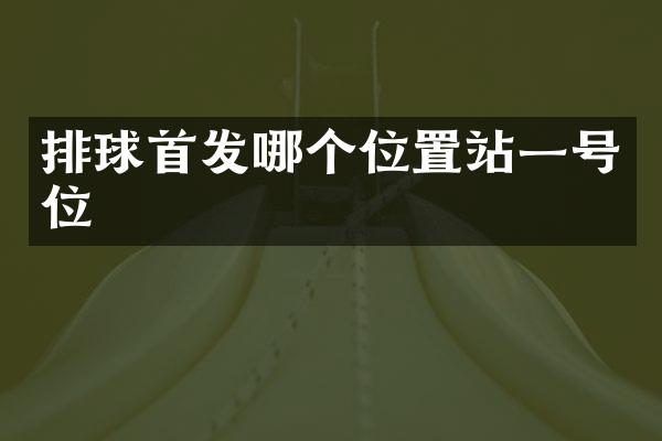 排球首发哪个位置站一号位