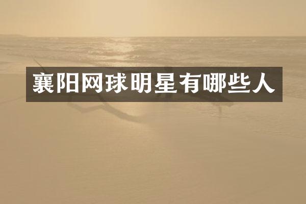 襄阳网球明星有哪些人
