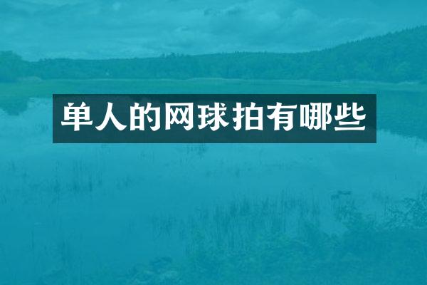 单人的网球拍有哪些