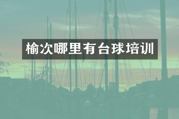 榆次哪里有台球培训