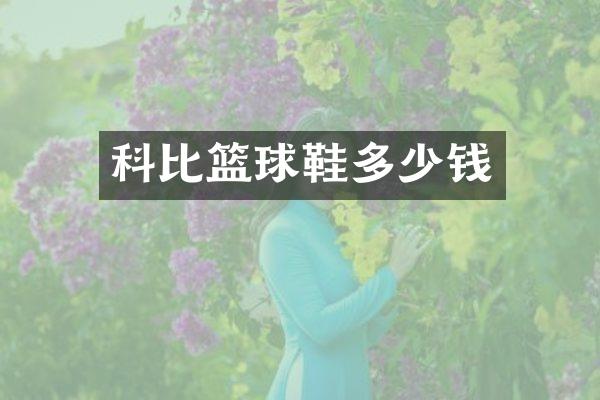 科比篮球鞋多少钱