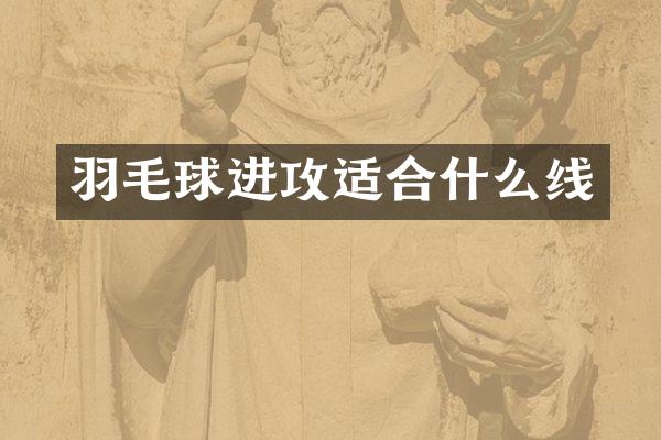 羽毛球进攻适合什么线