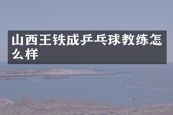 山西王铁成乒乓球教练怎么样