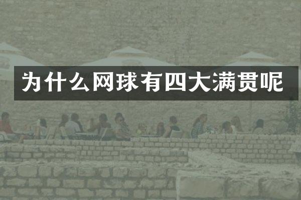 为什么网球有四呢