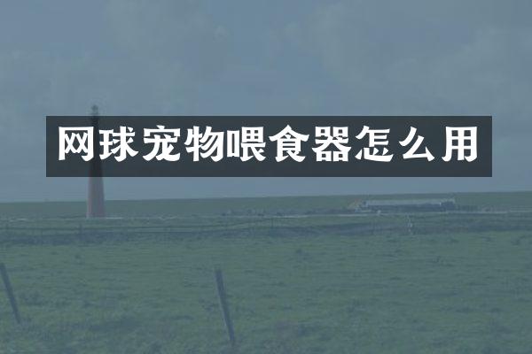 网球宠物喂食器怎么用