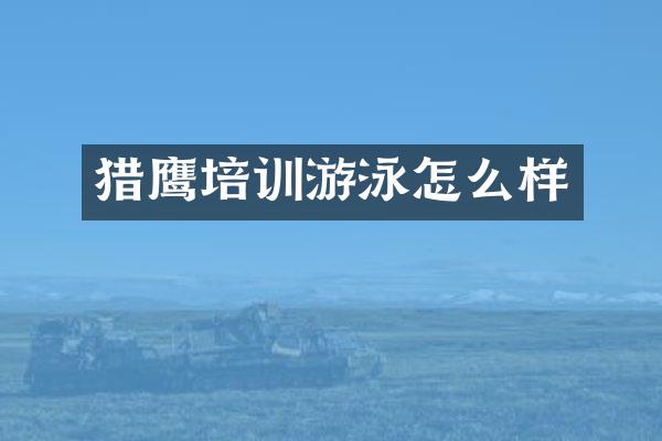 猎鹰培训游泳怎么样