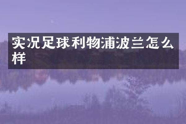 实况足球利物浦波兰怎么样