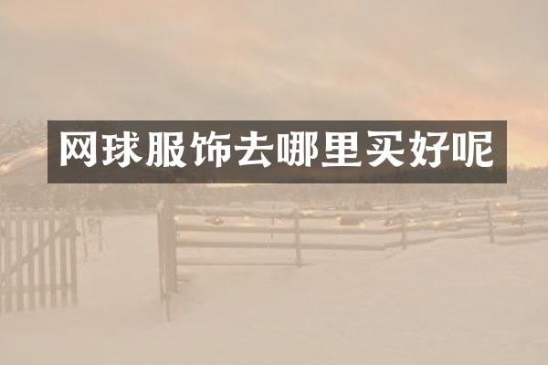 网球服饰去哪里买好呢