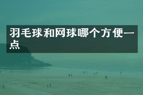 羽毛球和网球哪个方便一点