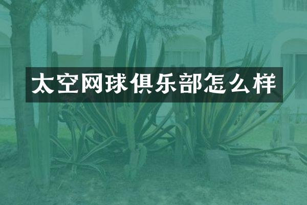 太空网球俱乐部怎么样