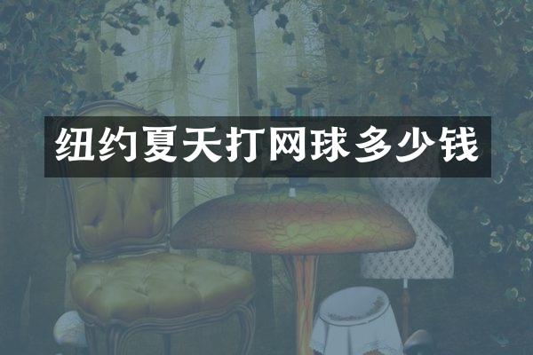 纽约夏天打网球多少钱