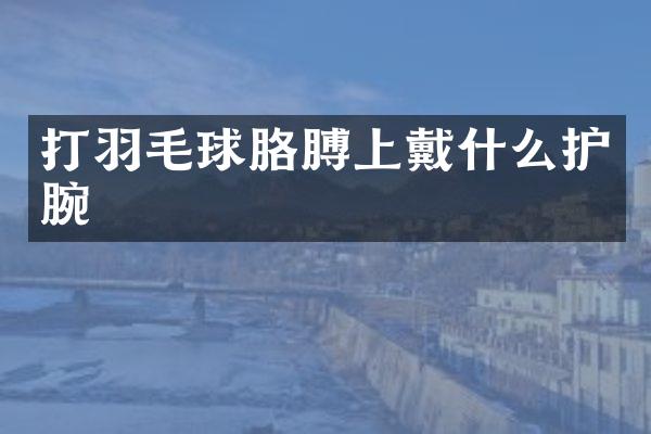 打羽毛球胳膊上戴什么护腕