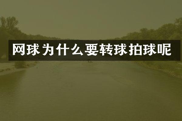 网球为什么要转球拍球呢