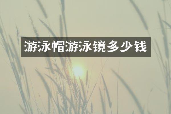 游泳帽游泳镜多少钱