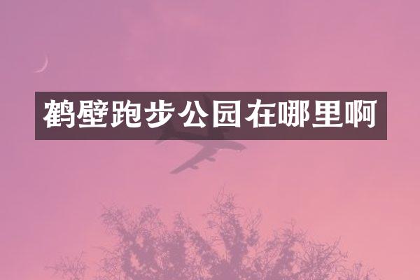 鹤壁跑步公园在哪里啊