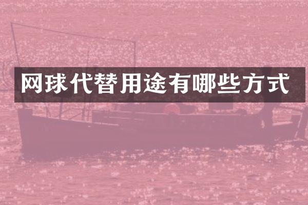 网球代替用途有哪些方式