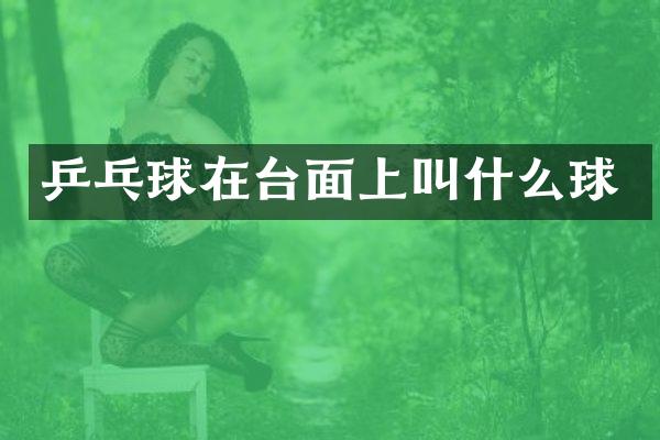 乒乓球在台面上叫什么球