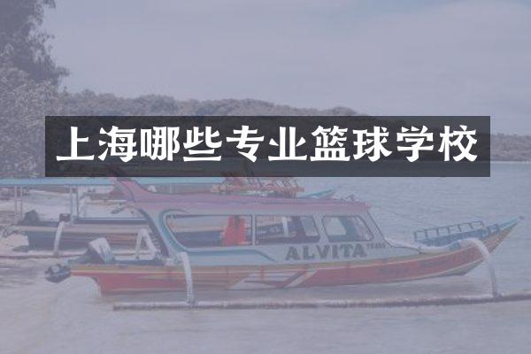 上海哪些专业篮球学校