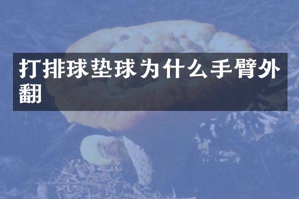 打排球垫球为什么手臂外翻