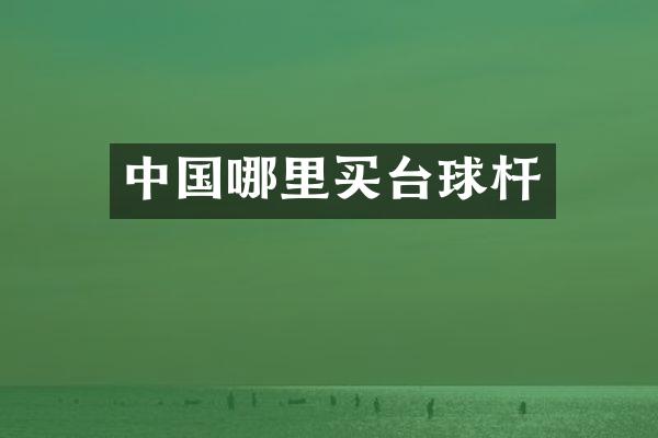 中国哪里买台球杆