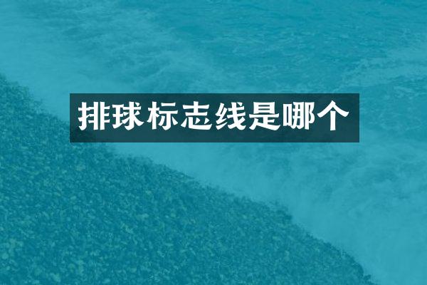 排球标志线是哪个