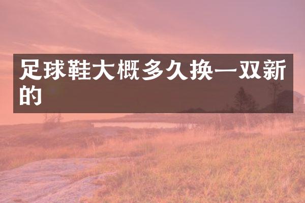 足球鞋大概多久换一双新的