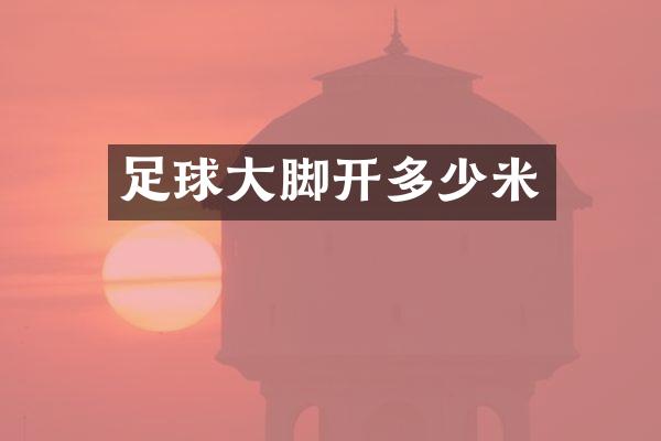 足球大脚开多少米