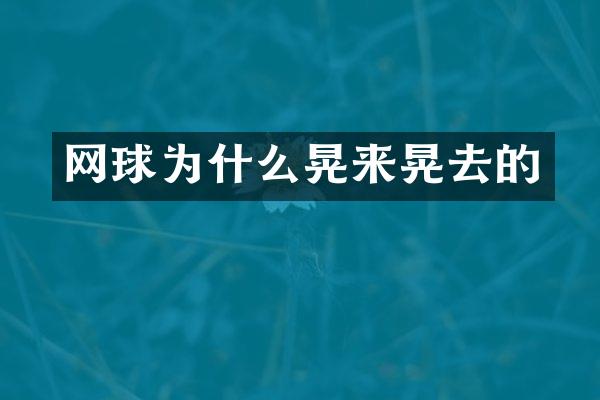 网球为什么晃来晃去的